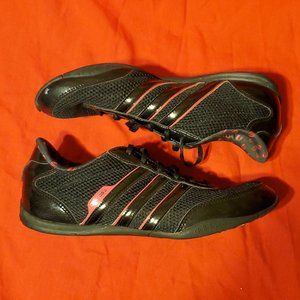 Adidas lightweight black and red sneakers - sz 10
